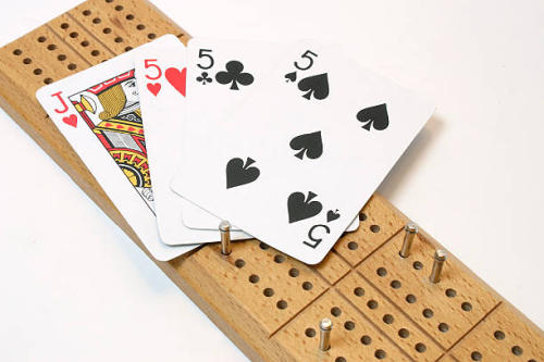 Cribbage Board and cards